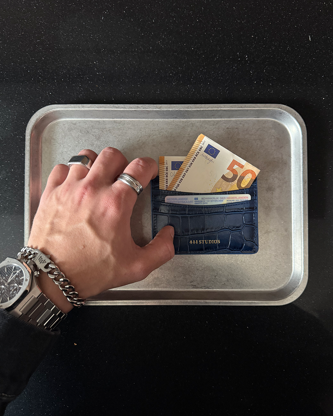Card Holder Yale blue