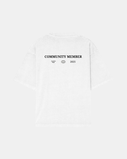 Community Tee White