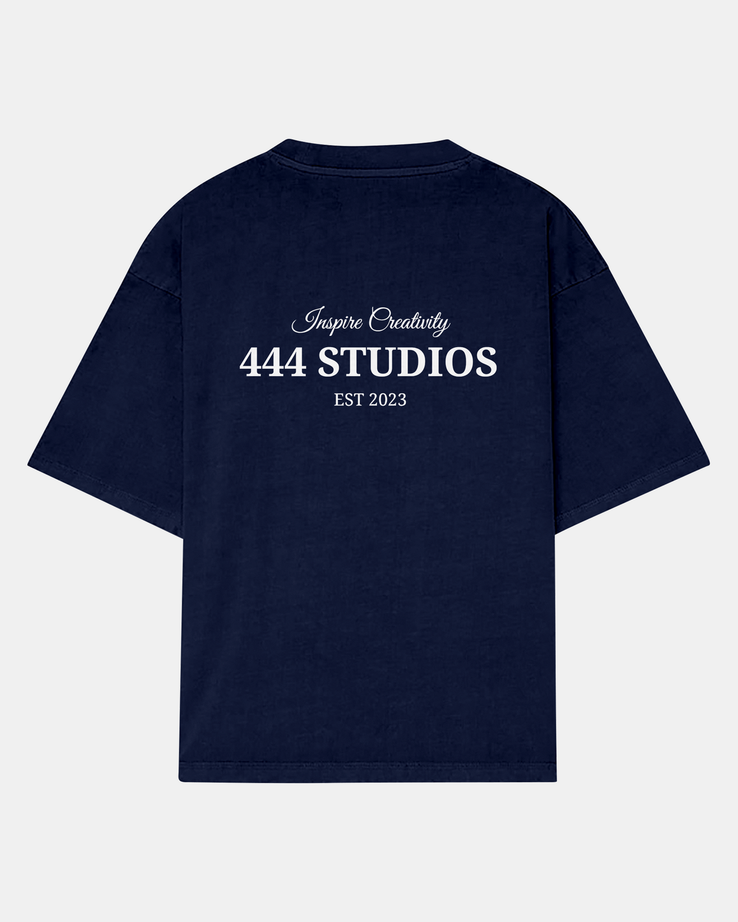 444 Inspire Creativity T-Shirt - Navy Blue